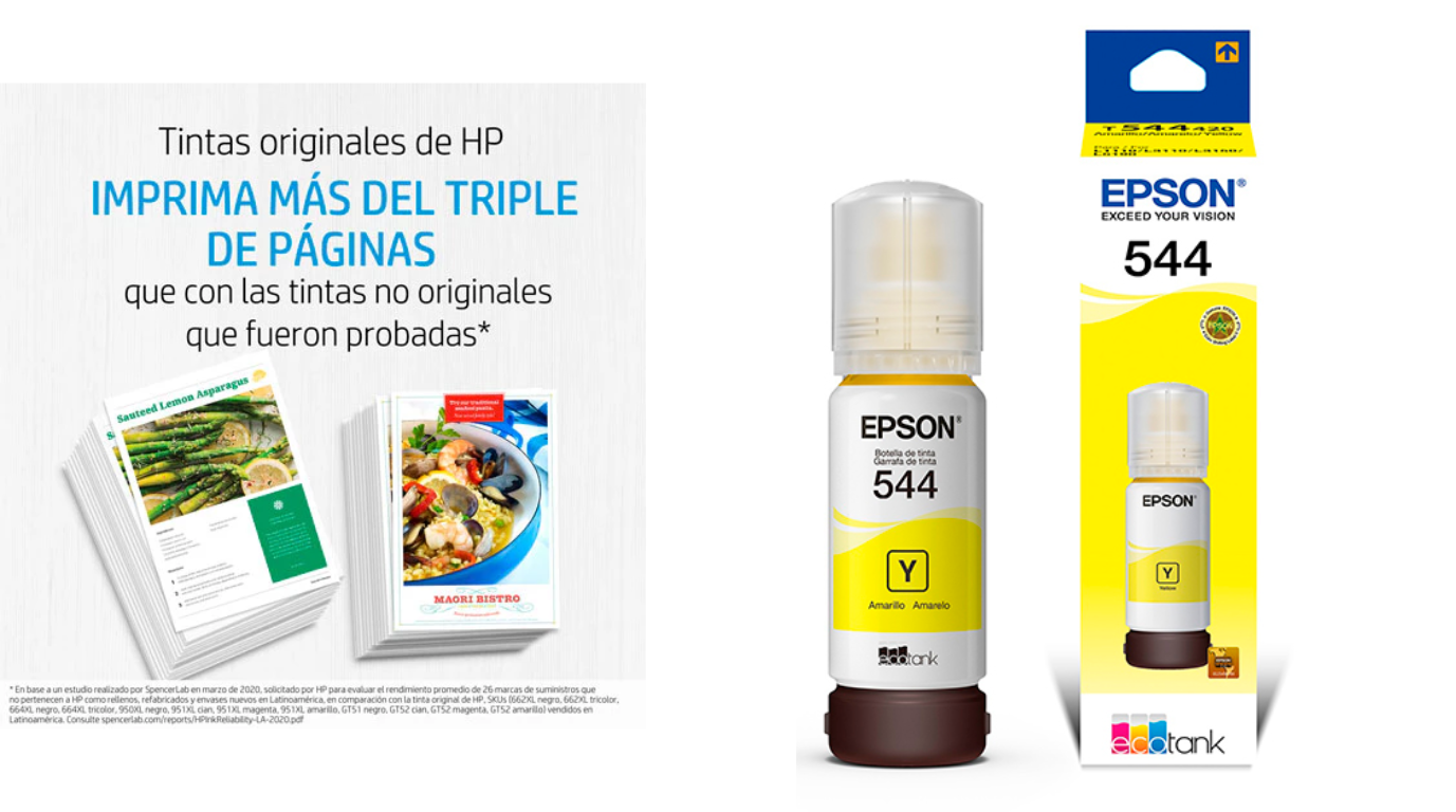 Botella de Tinta Epson Para impresora EcoTank