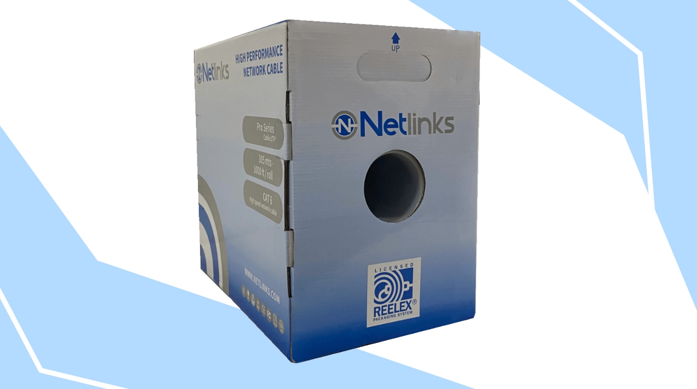 cable cat6 netlinks blanco