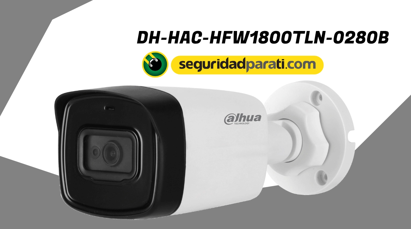 camara dahua analoga bullet 4k DH-HAC-HFW1800TLN-0280B