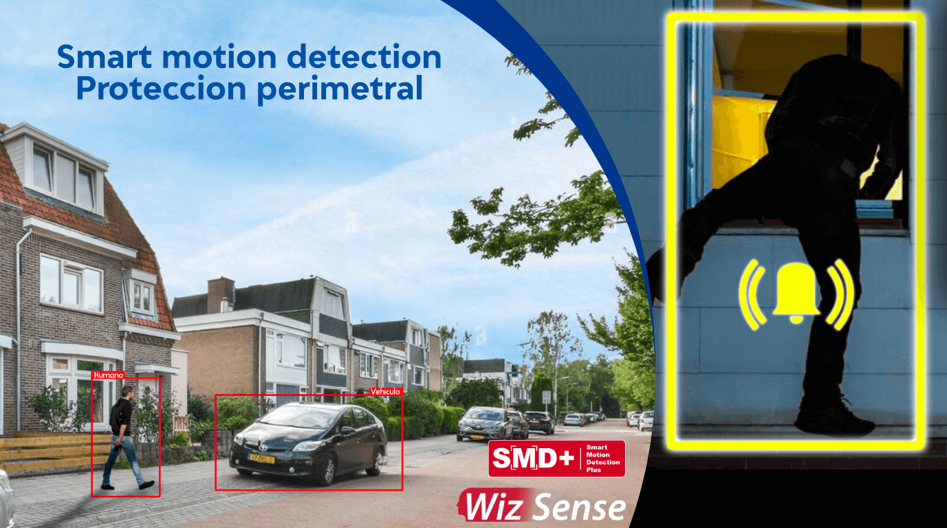 camara DH-IPC-HDW2841TP-S-0280B con SMD PLUS y proteccion