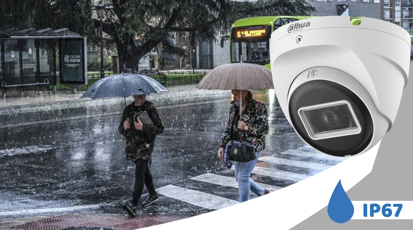 camara metalica domo dahua de 2mpx con proteccion ip67