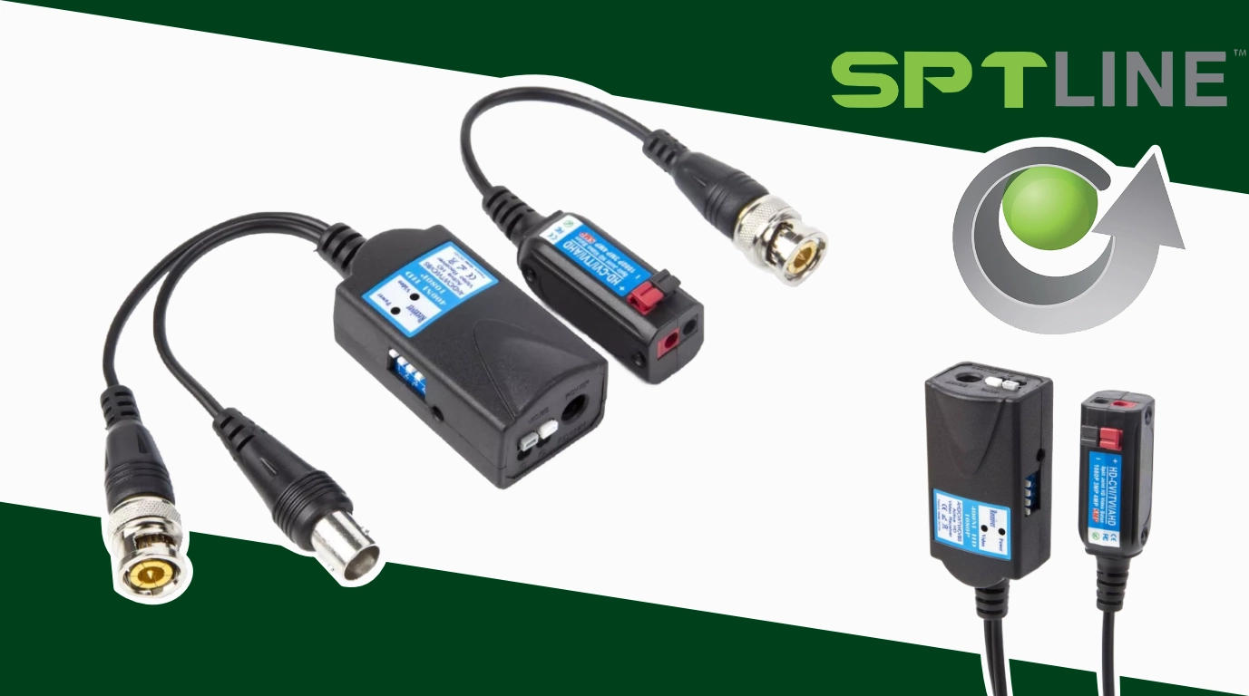 VIDEO BALUN ACTIVO SPTLINE PARA CCTV